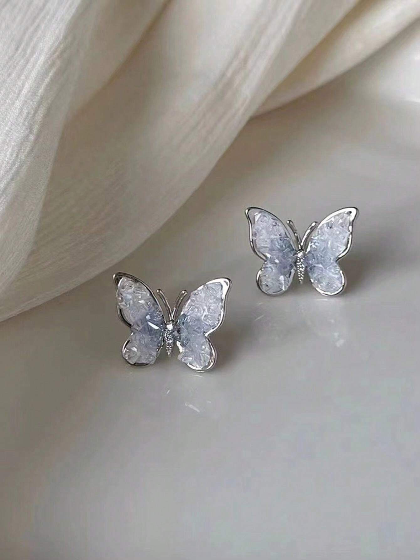 Pendientes Butterfly - Cristal
