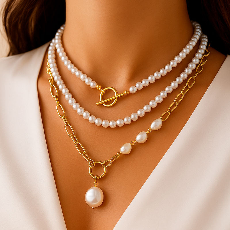 Collar Perla Infinity