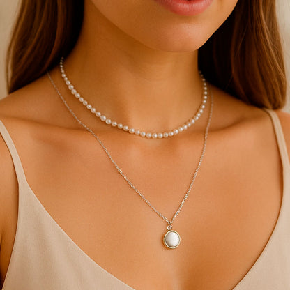 Collar Alejandra - Plateado